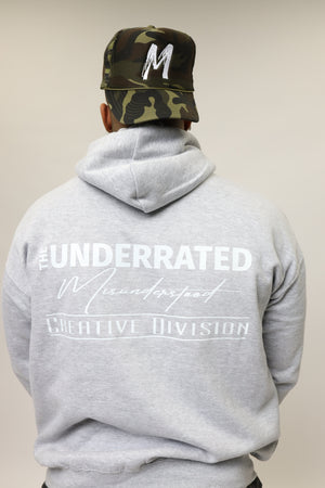 Underrated Creative Division Grey Unisex Hoodie