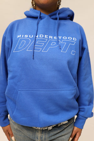 Misunderstood Dept. Blue Unisex Hoodie