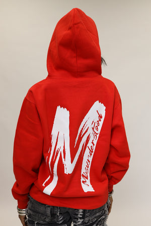 Misery Wants Company Red Unisex Hoodie